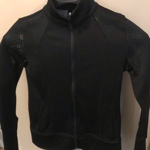 90 degree black zip up jacket size Small